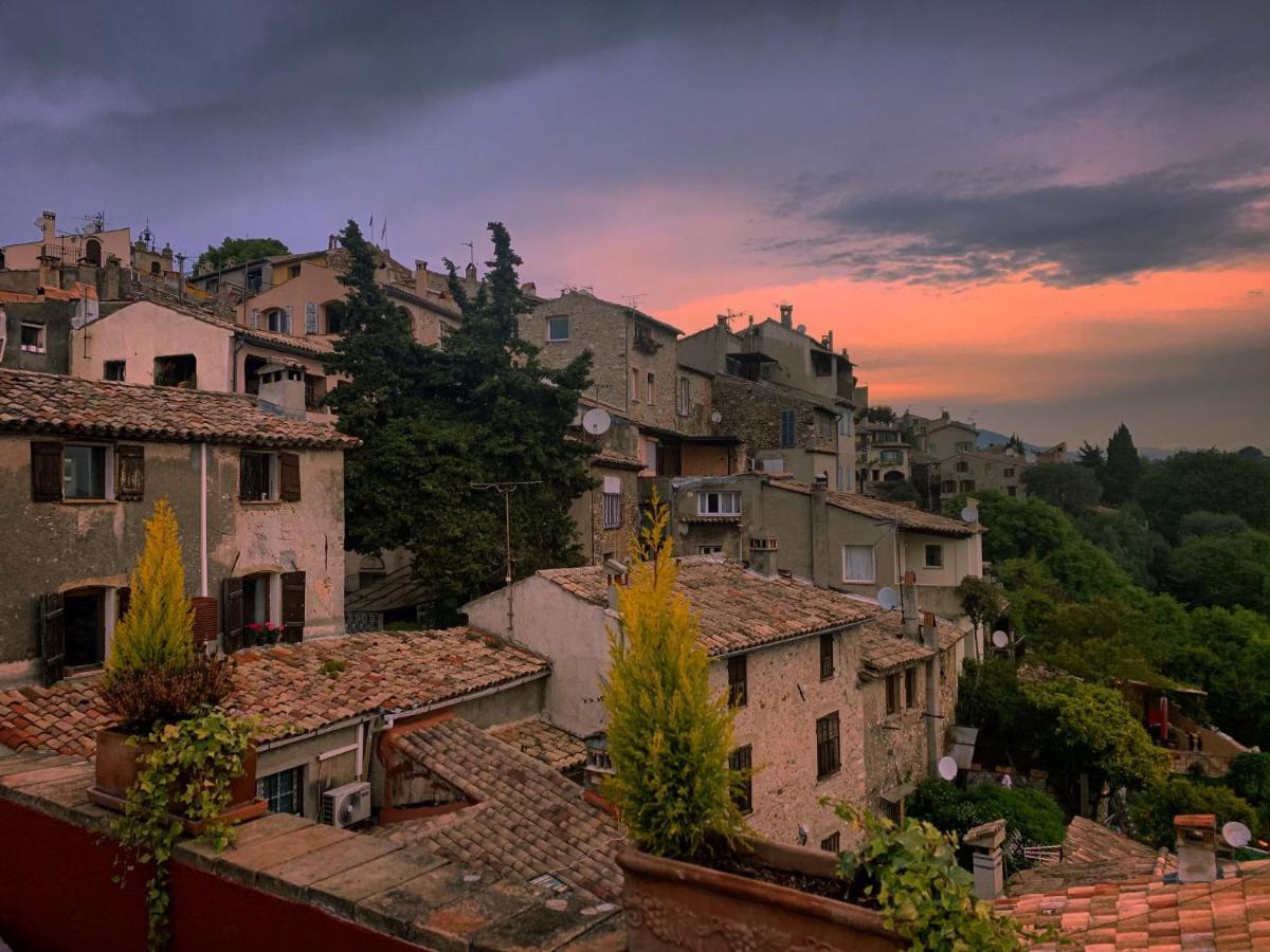 Bed & Breakfast Les Hauts De Cagnes Vue Mer Et Montagne公寓 外观 照片