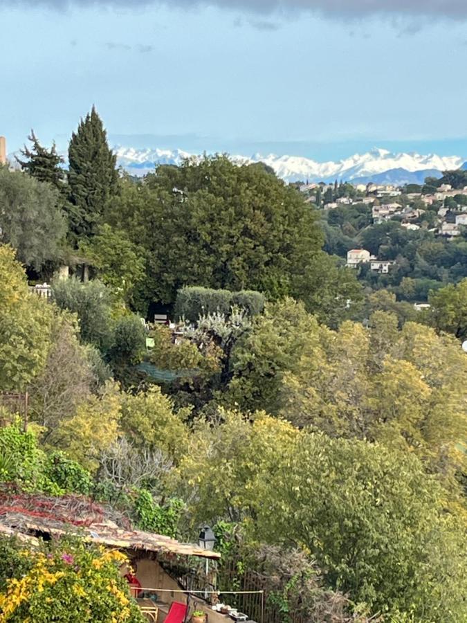 Bed & Breakfast Les Hauts De Cagnes Vue Mer Et Montagne公寓 外观 照片