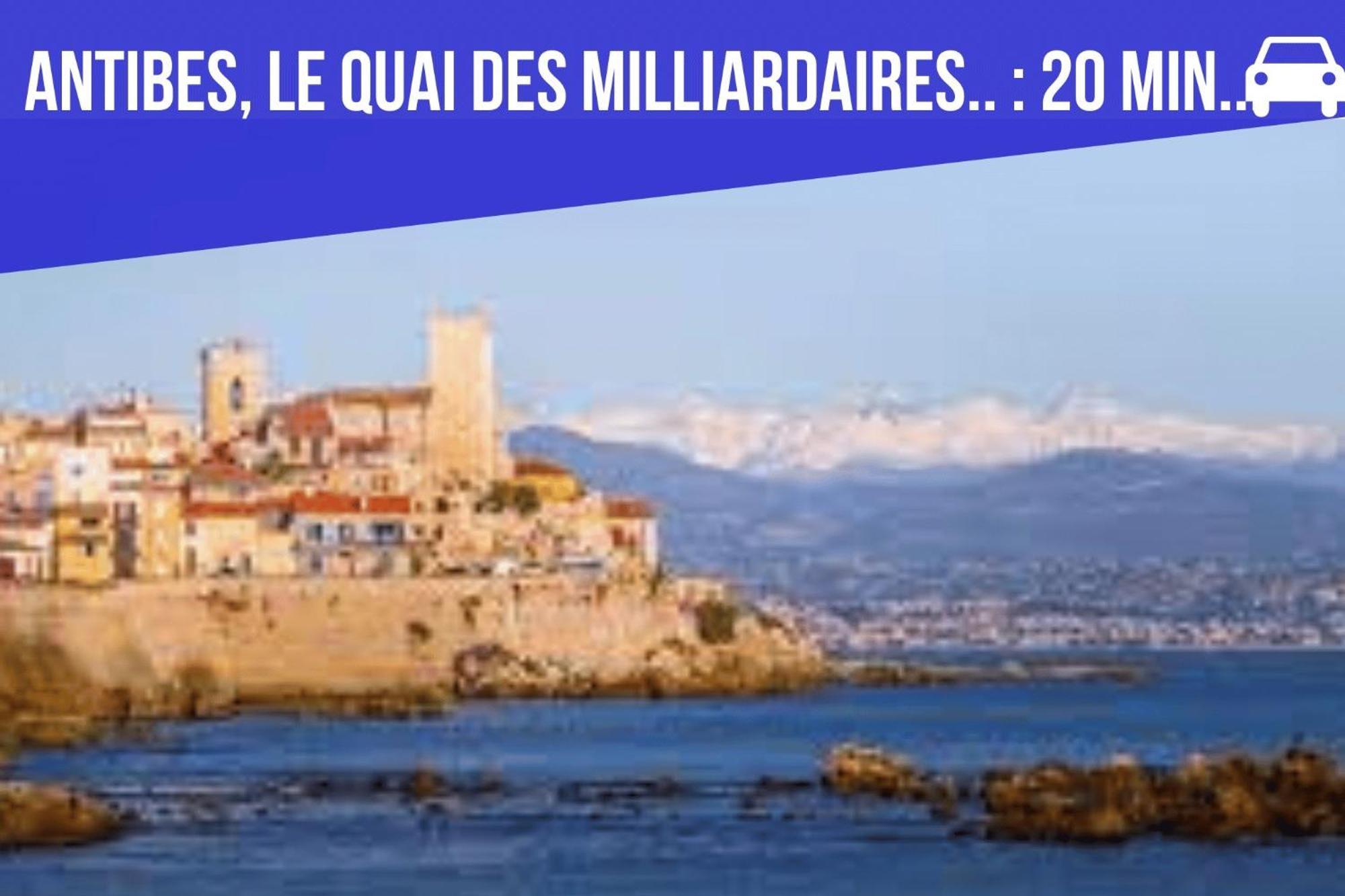 Bed & Breakfast Les Hauts De Cagnes Vue Mer Et Montagne公寓 外观 照片